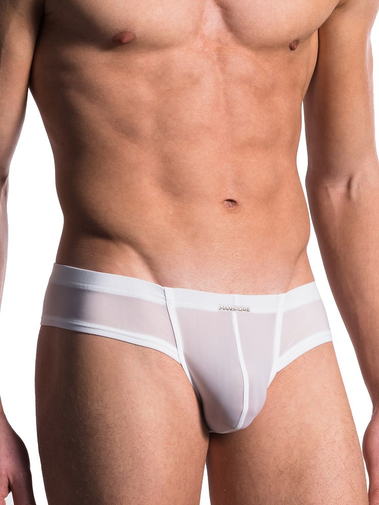 MANSTORE M101: Cheeky Brief, weiß (XL)