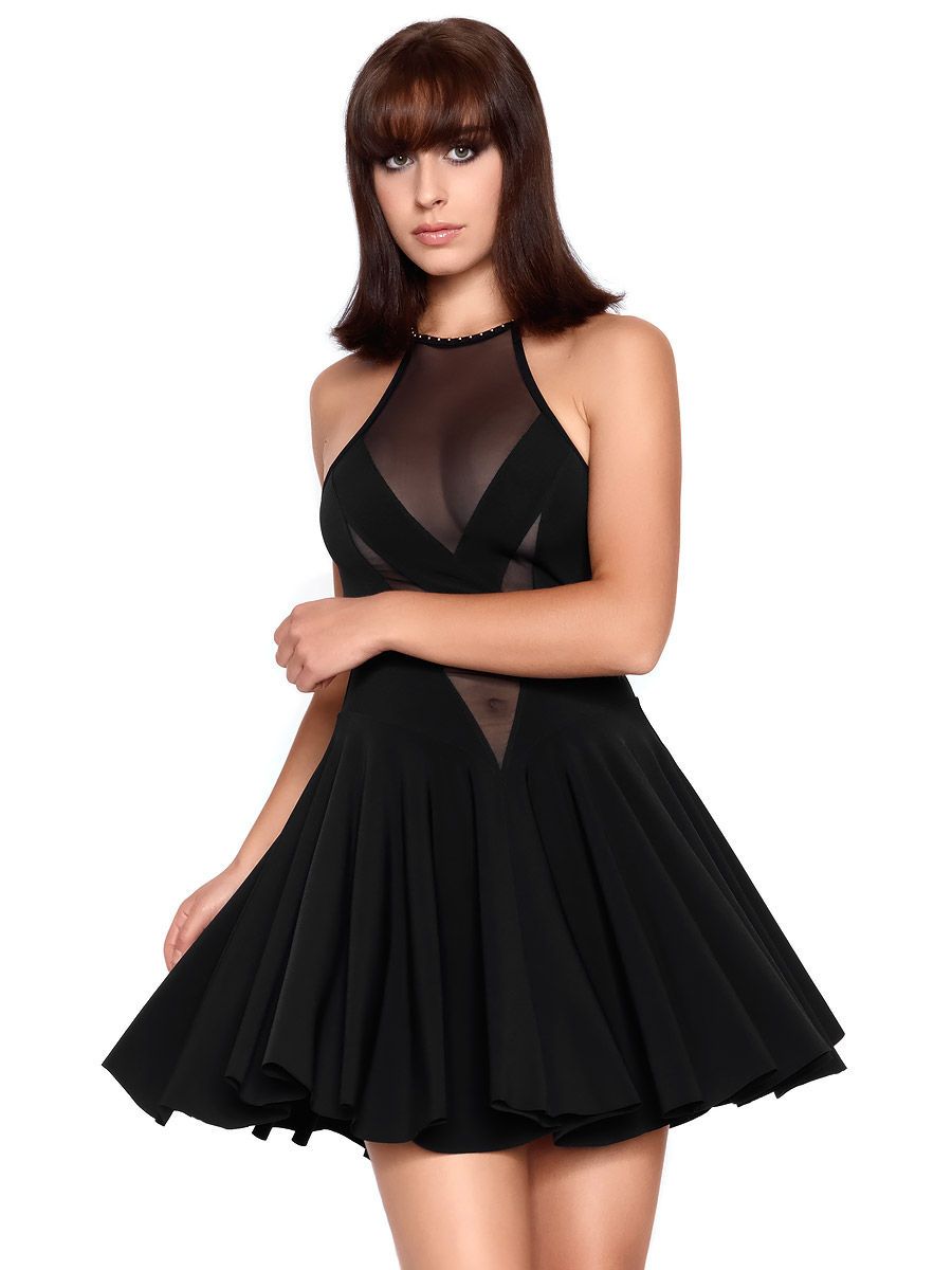 Patrice Catanzaro Clementina: Minikleid, schwarz (L)