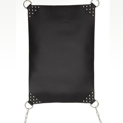 Leder Hängematte schwarz, 50x75cm Leder Hängematte schwarz, 50x75cm