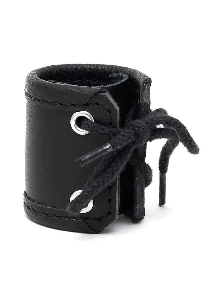 Leder-Hodenstretcher 5cm, schwarz