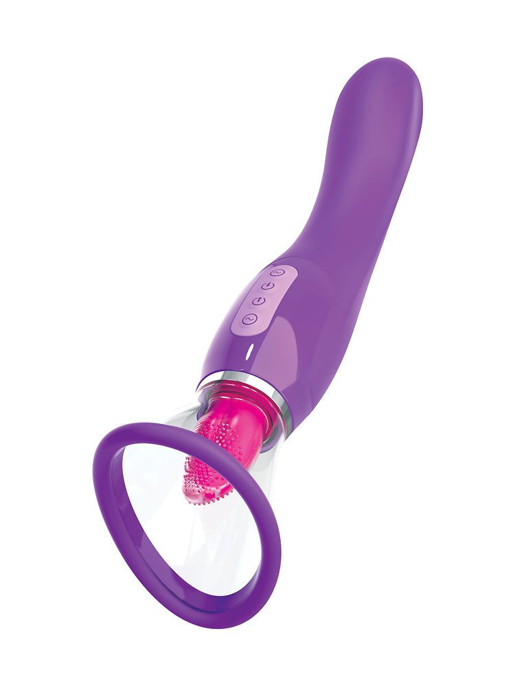 Her ultimate pleasure: Vibro-Klitorissauger, lila