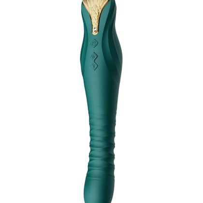 Zalo King Vibrating Thruster: Stoßender Vibrator, petrol Zalo King Vibrating Thruster: Stoßender Vibrator, petrol