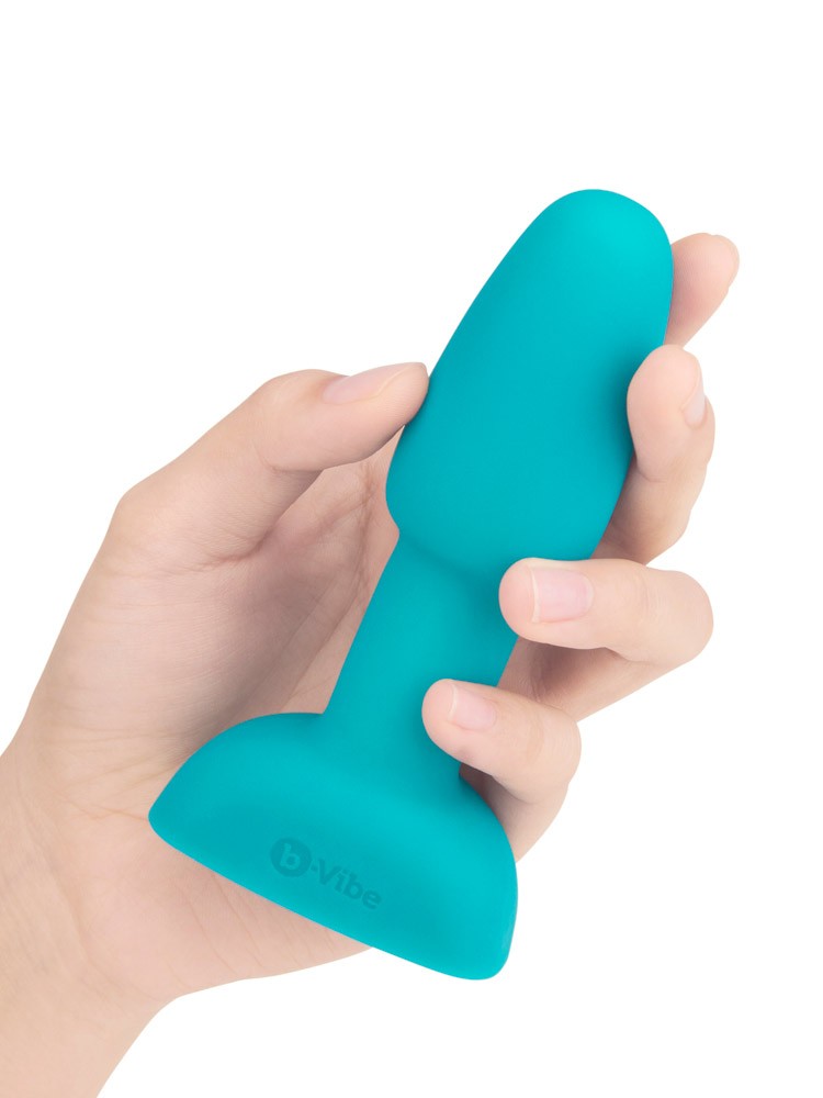 B-Vibe Rimming Petite Remote Control Plug: Vibro-Plug, türkis