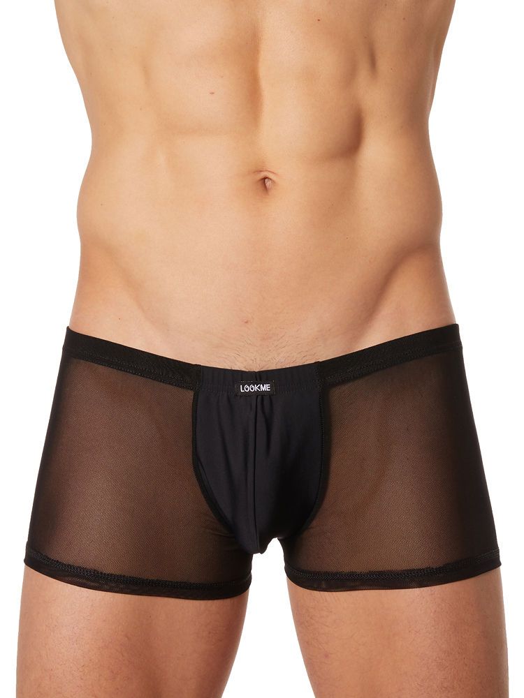 Look Me Famous: Boxer, schwarz (S)