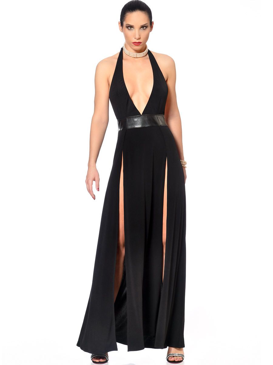 Patrice Catanzaro Isabella: Abendkleid, schwarz (XXL)