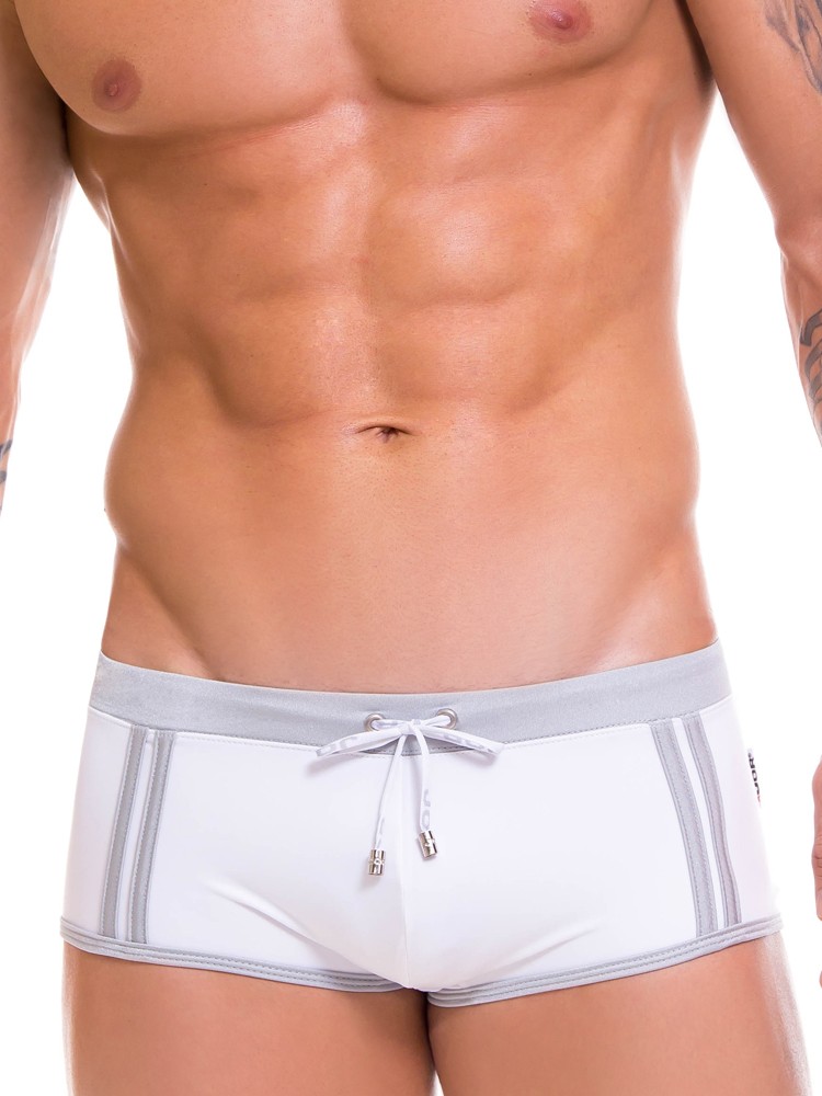 JOR Sport: Badepant, weiß/silber (M)