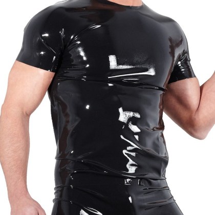 Latex-Shirt Unisex, schwarz (XXL) Latex-Shirt Unisex, schwarz (XXL)