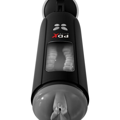 PDX Elite Ultimate Milker: Masturbator mit Akustik-Action, schwarz PDX Elite Ultimate Milker: Masturbator mit Akustik-Action, schwarz