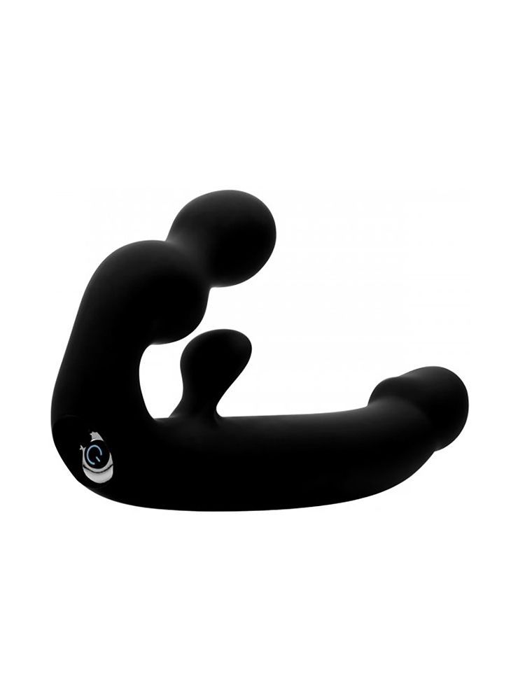 Strap U Tri-Volver: Strapless Strap-On, schwarz