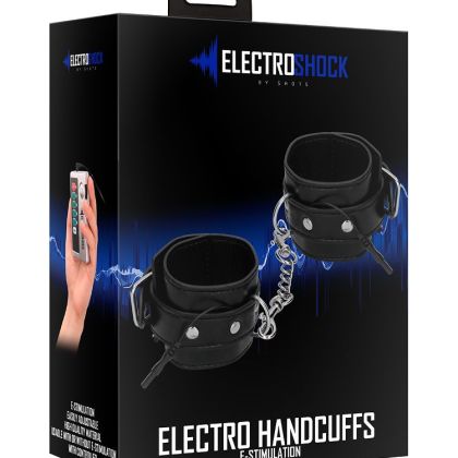 Electro Shock: Elektro-Handfesseln, schwarz Electro Shock: Elektro-Handfesseln, schwarz