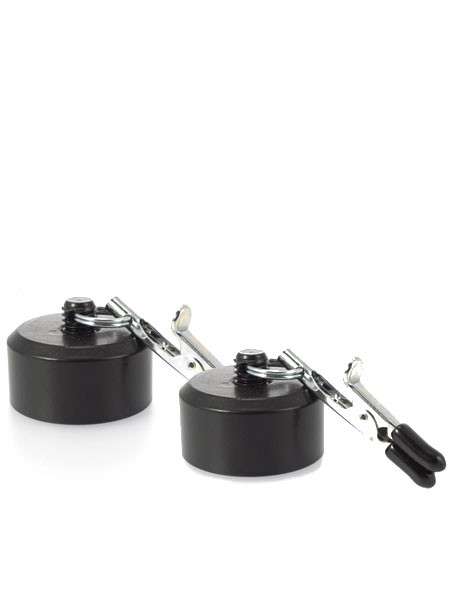 Nippelklemmen mit Zylindergewicht (2x 200g)