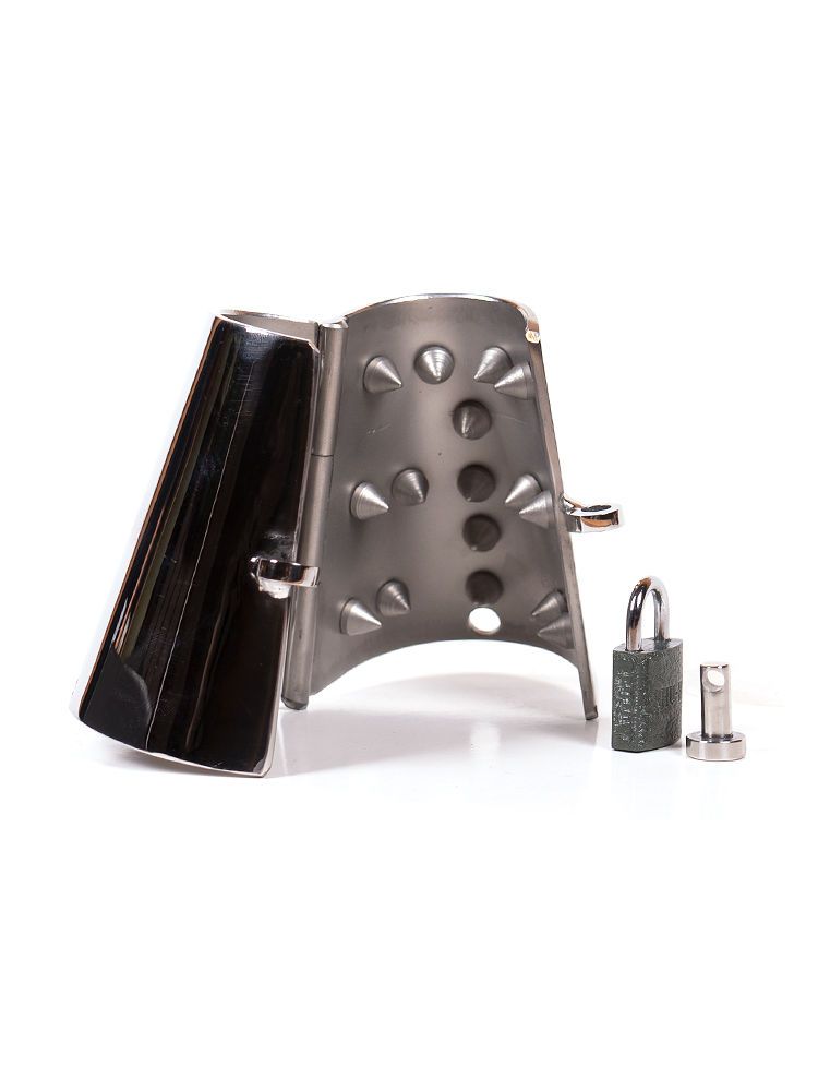 Black Label Spanish Spiked Ball Stretcher: Edelstahl-Hodenstretcher