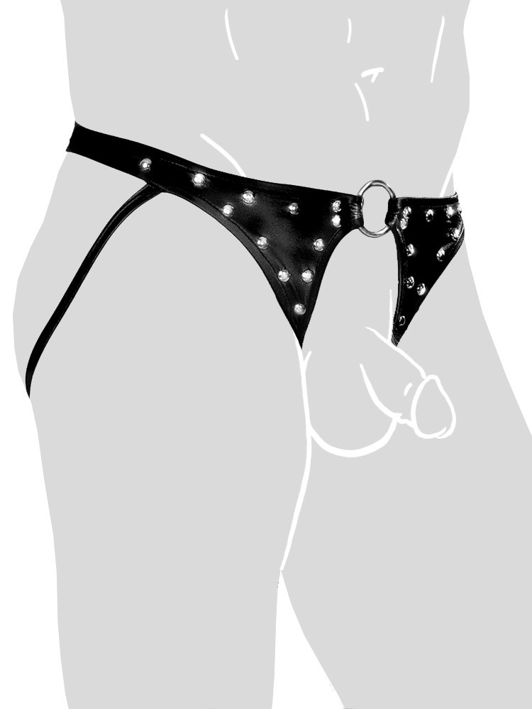 Male Power Fetish: Cyclops Ouvertjock, schwarz (S/M)