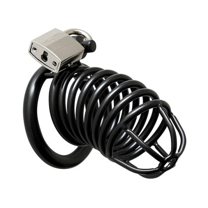 Metal Male Chastity Device: Metall Penis-Keuschheitskäfig, schwarz Metal Male Chastity Device: Metall Penis-Keuschheitskäfig, schwarz