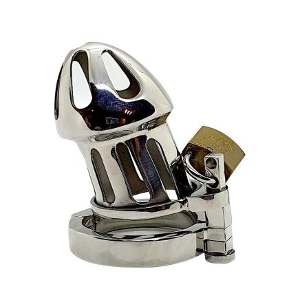 Black Label Breezy Boy Cock Cage: Edelstahl-Peniskäfig Black Label Breezy Boy Cock Cage: Edelstahl-Peniskäfig