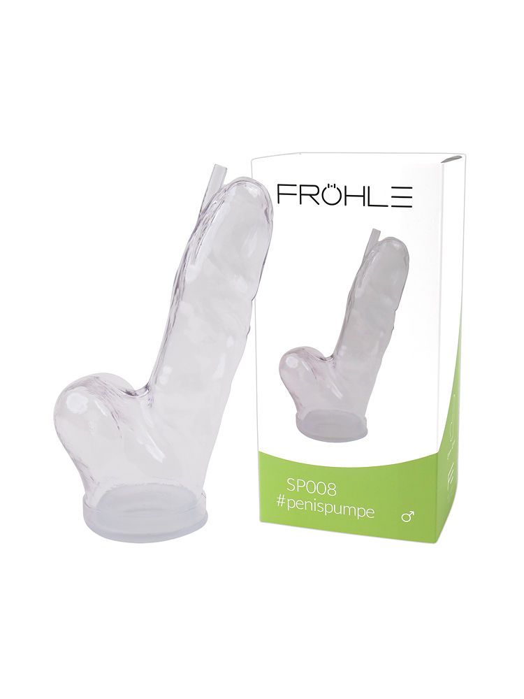 Fröhle: SP008 Realistischer Peniszylinder, transparent