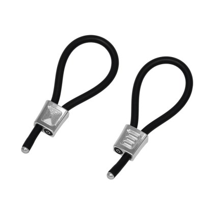 ElectraStim ElectraLoops Prestige: Elektro-Penisschlaufen, schwarz/silber ElectraStim ElectraLoops Prestige: Elektro-Penisschlaufen, schwarz/silber