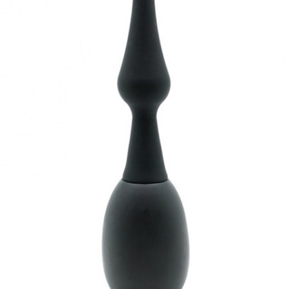 Silikon-Intimdusche glatt, schwarz Silikon-Intimdusche glatt, schwarz