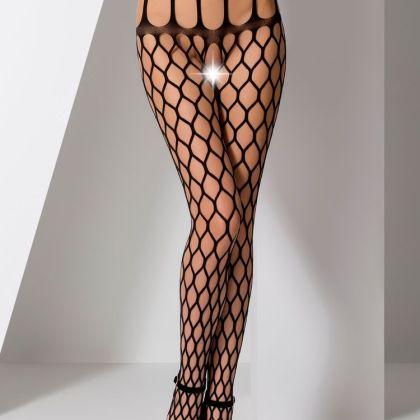 Passion: Ouvert-Strumpfhose S021, schwarz (One Size) Passion: Ouvert-Strumpfhose S021, schwarz (One Size)