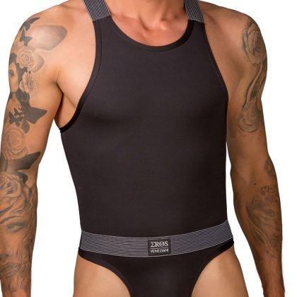 Eros Veneziani Cool Boy: Stringbody, schwarz (S/M) Eros Veneziani Cool Boy: Stringbody, schwarz (S/M)