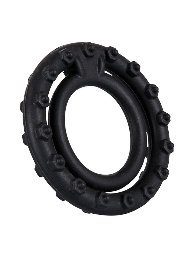 Steely Cockring: Penis-/Hodenring, schwarz