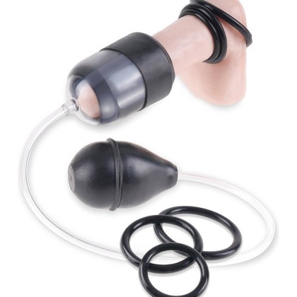 Fetish Fantasy Suck N%27 Stroke Head Pump: Eichelpumpe, schwarz/transparent Fetish Fantasy Suck N%27 Stroke Head Pump: Eichelpumpe, schwarz/transparent