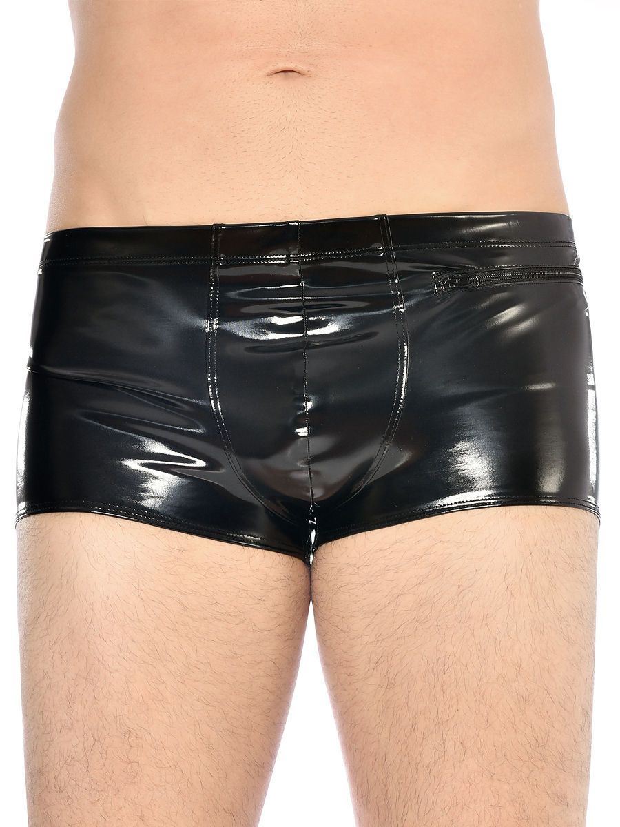 Patrice Catanzaro Ramsay: Lack-Pant, schwarz (L)
