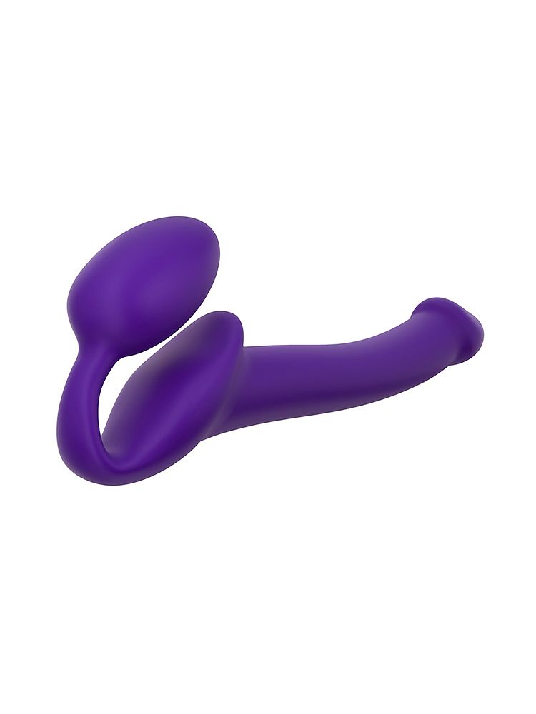 Strap-On-Me Bendable: Strap-On-Dildo, lila (M)
