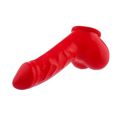 Toylie Danny: Latex-Penis-Hodenhülle, rot Toylie Danny: Latex-Penis-Hodenhülle, rot