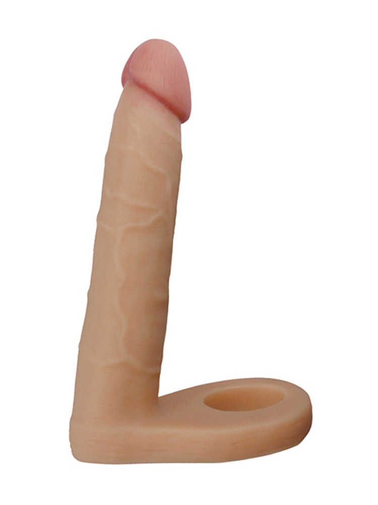 LOVE TOY The Ultra Soft Double 6,25%27%27: Strap-On, haut