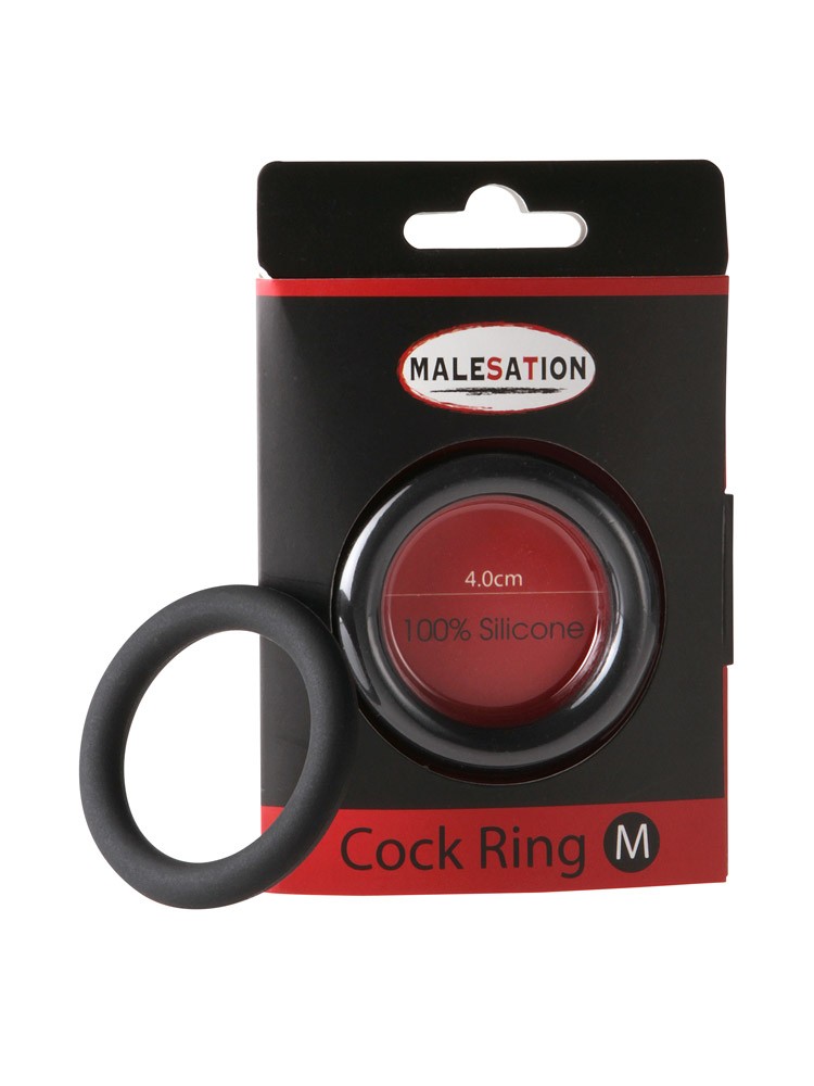 Malesation Cock-Ring: Penisring, schwarz (40mm)
