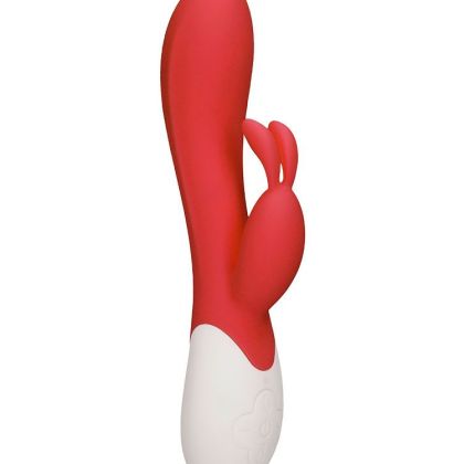 Heat Flame: G-Punkt-/Bunny-Vibrator mit Wärmefunktion, rot Heat Flame: G-Punkt-/Bunny-Vibrator mit Wärmefunktion, rot