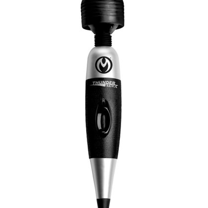 Master Series Thunderstick 2.0: Wandvibrator, schwarz/silber Master Series Thunderstick 2.0: Wandvibrator, schwarz/silber