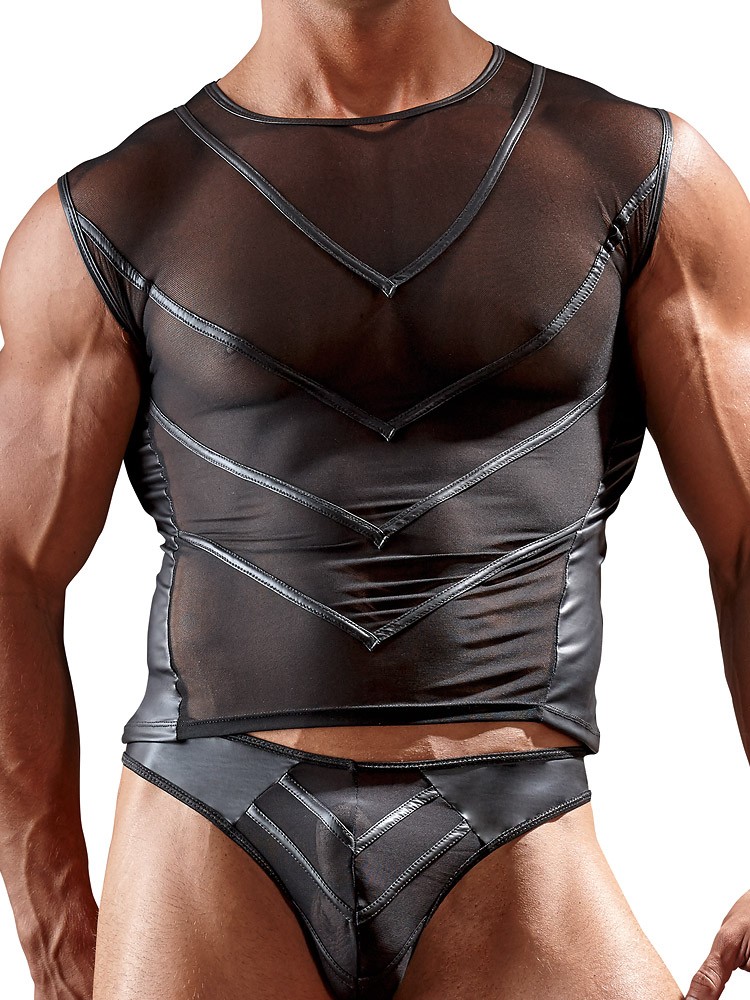 Powernet-Tanktop, schwarz (XXL)