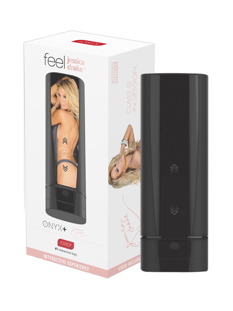 Kiiroo Onyx+ Feel Jessica Drake: Masturbator, schwarz