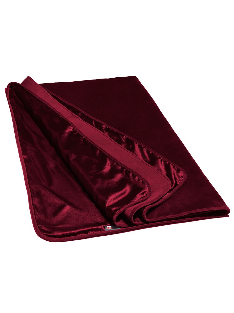 Liberator Fascinator Throw: Liebesdecke, merlot
