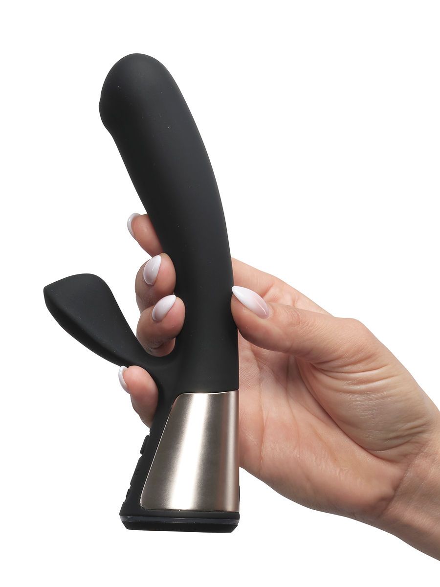 Kiiroo OhMiBod Fuse: Bunny-Vibrator, schwarz