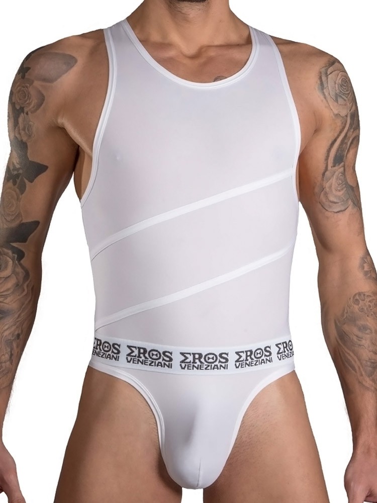 Eros Veneziani Angelo: Stringbody, weiß (M/L)