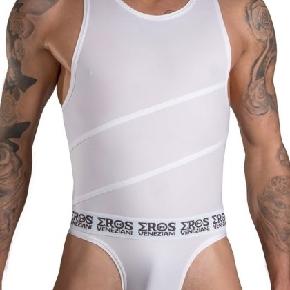Eros Veneziani Angelo: Stringbody, weiß (L/XL) Eros Veneziani Angelo: Stringbody, weiß (L/XL)