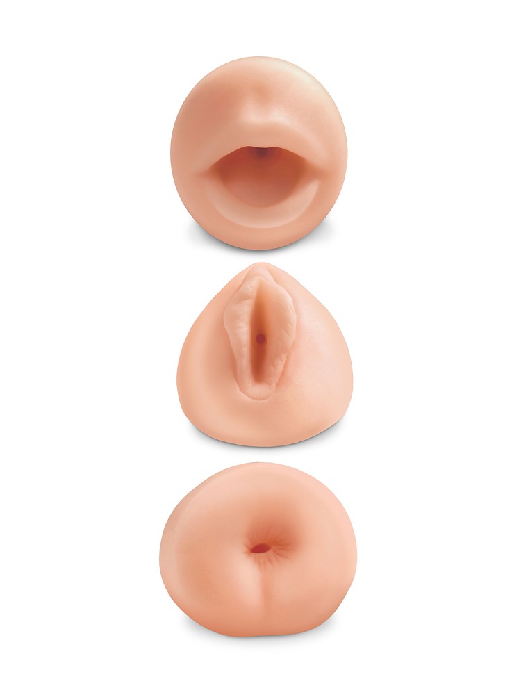 All 3 Holes: Masturbator-Set, haut