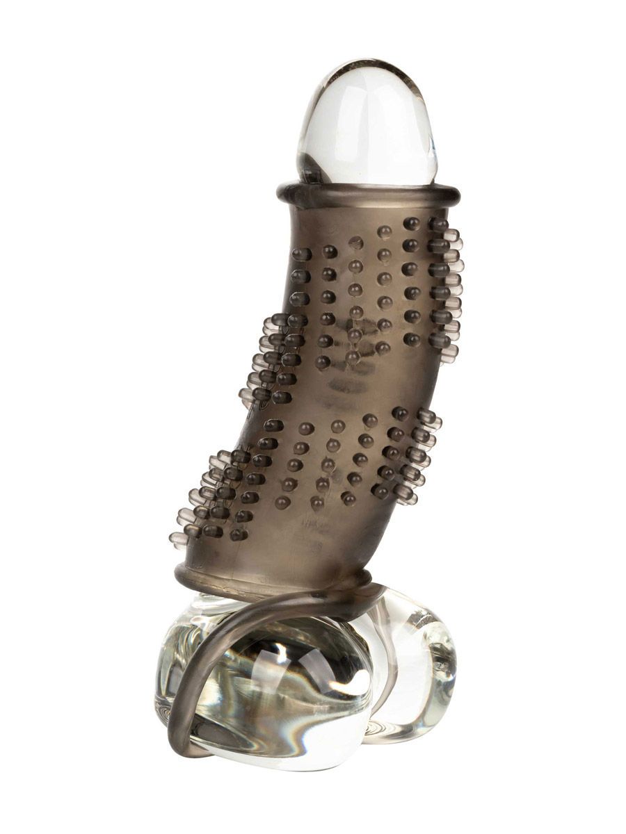 Pleasure Enhancer Nubs: Penishülle, rauchgrau