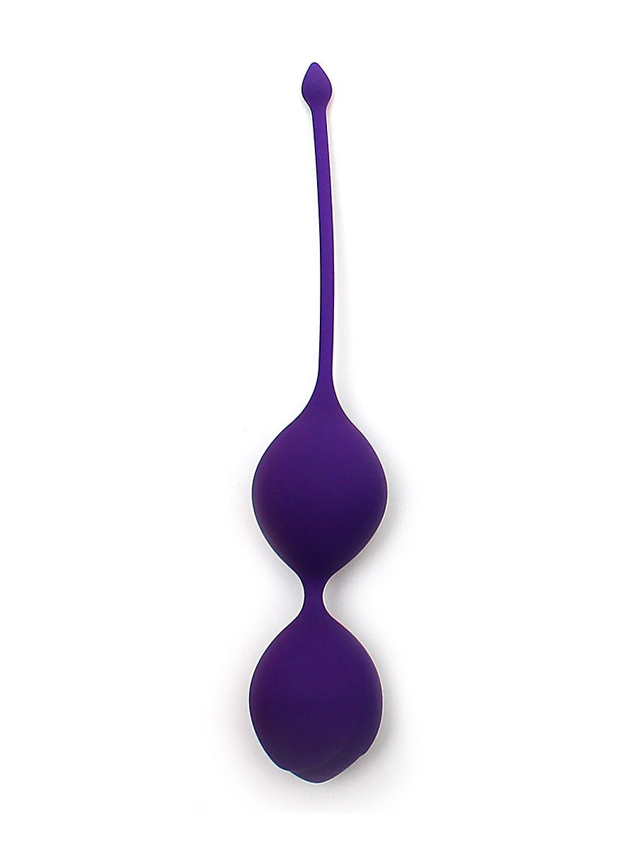 Amsterdam Kegel Ball Duo: Doppel-Liebeskugel (84 g), violett