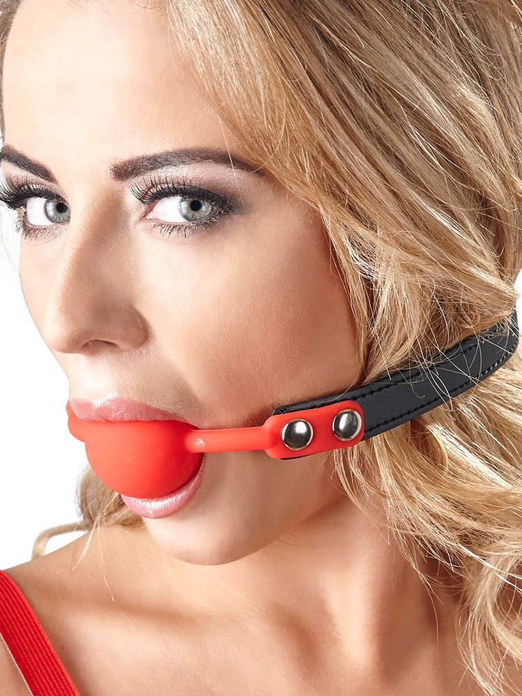 Bad Kitty Ballknebel, rot