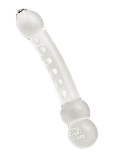 Fifty Shades of Grey: Drive Me Crazy Glasdildo, transparent
