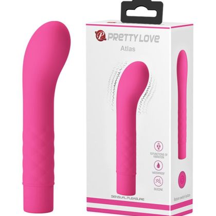 Pretty Love Atlas: Mini G-Punkt-Vibrator, dunkles rosé Pretty Love Atlas: Mini G-Punkt-Vibrator, dunkles rosé