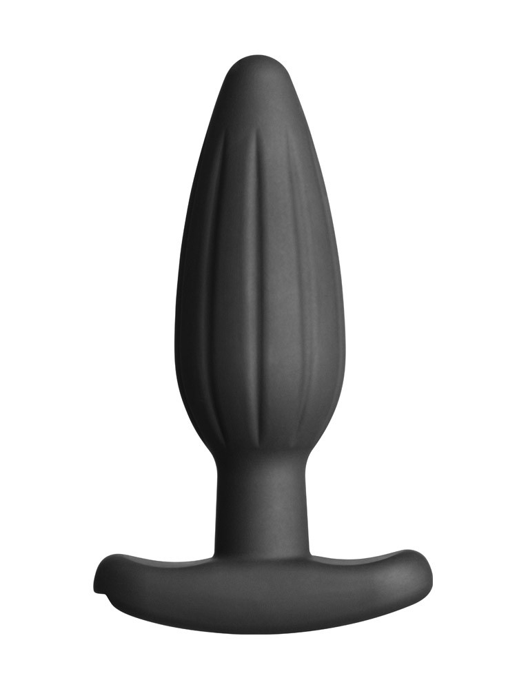 ElectraStim Silicone Noir Rocker Medium: Elektro-Analplug, schwarz
