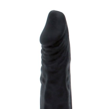 Silikon-Dildo für Strap-On (12cm), schwarz Silikon-Dildo für Strap-On (12cm), schwarz