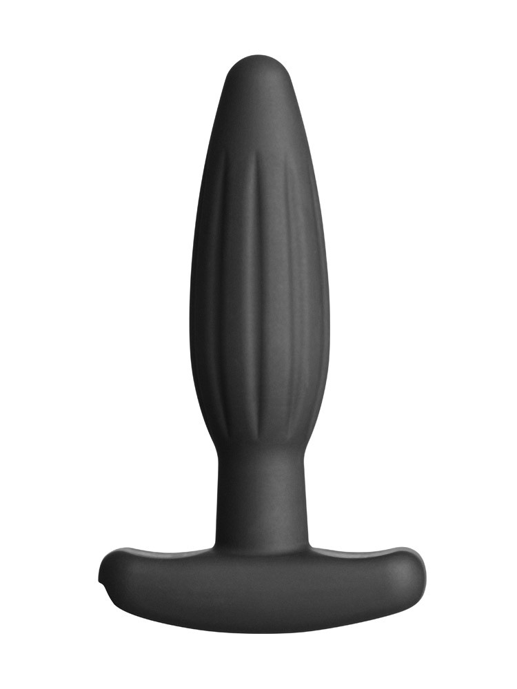 ElectraStim Silicone Noir Rocker Small: Elektro-Analplug, schwarz