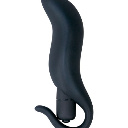 Black Velvets + Vibe: Vibro-Analplug, schwarz Black Velvets + Vibe: Vibro-Analplug, schwarz