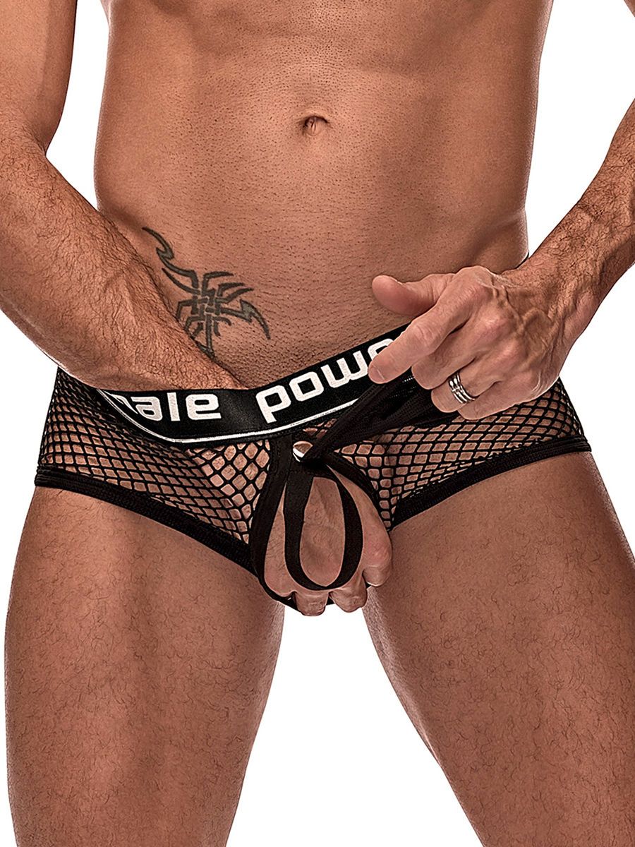 Male Power Cock Pit: Mini Cock Ring Short, schwarz (S)